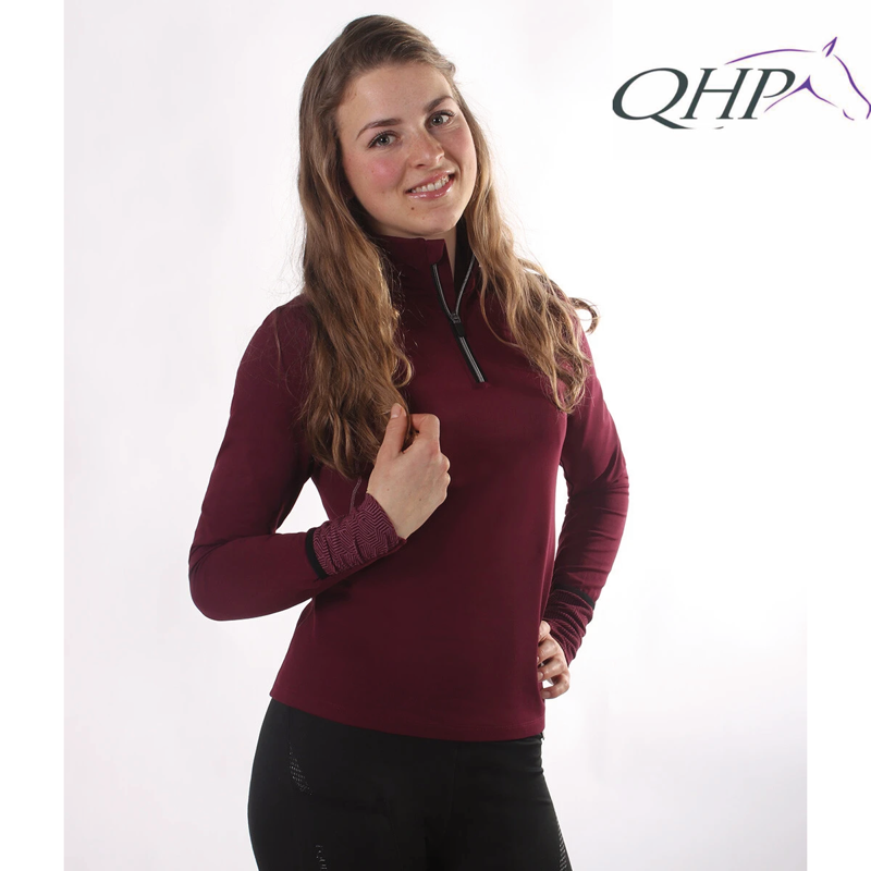 QHP Instant Heating Shirt Loua - Porto Red